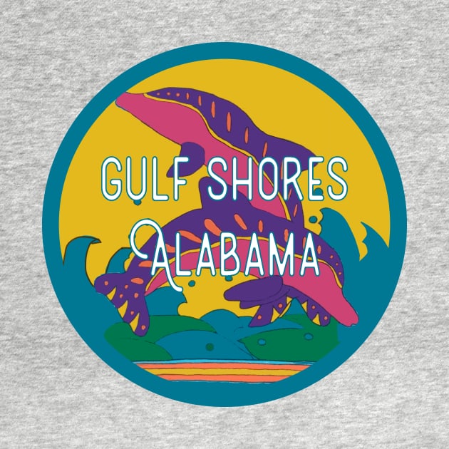 Gulf Shores Vintage Decal by zsonn